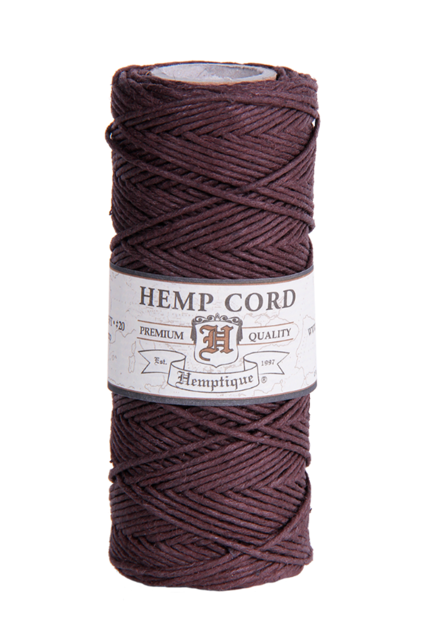 Hemptique 1mm #20 Hemp Cord Spools Jewelry Making Macrame Crochet Crafting Gift Wrapping